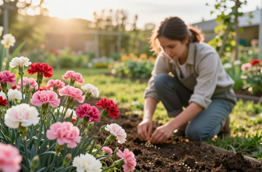 Goździk brodaty kiedy siać