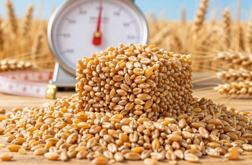 Ile waży metr sześcienny pszenicy