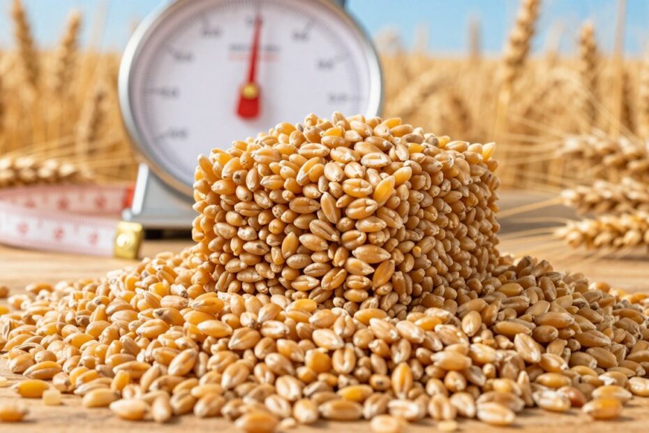 Ile waży metr sześcienny pszenicy