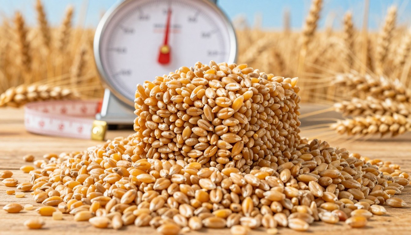 Ile waży metr sześcienny pszenicy