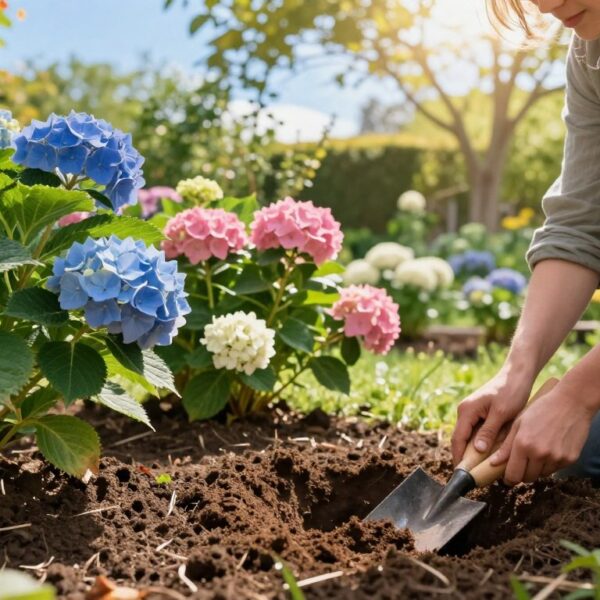 Kiedy się sadzi hortensje: najlepsza pora, przygotowanie dołka i start bez stresu